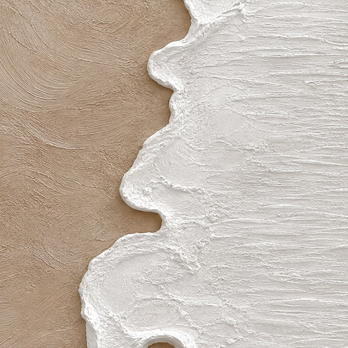 COASTAL CALM: Textured Wabi-Sabi Abstract Beach Painting Diptych