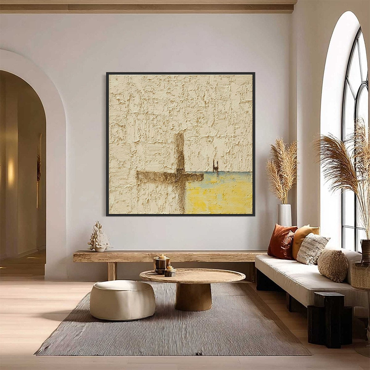 COASTAL VESPERS original textured abstract beach wall art