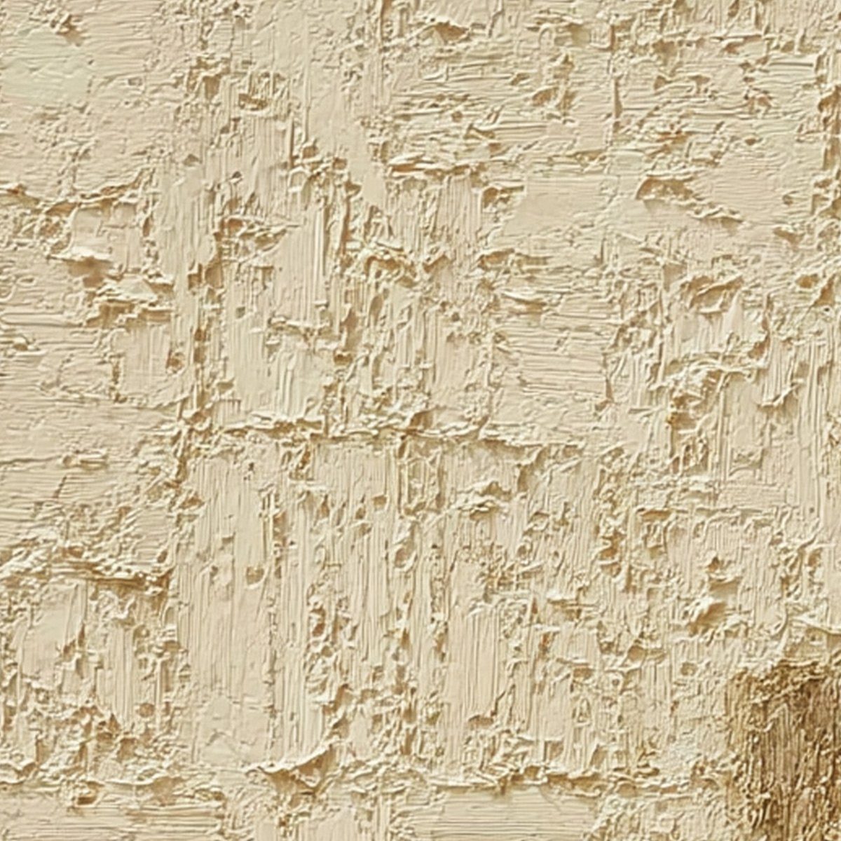 Textured impasto abstract wall art, beige & brown, Wabi Sabi style handmade painting