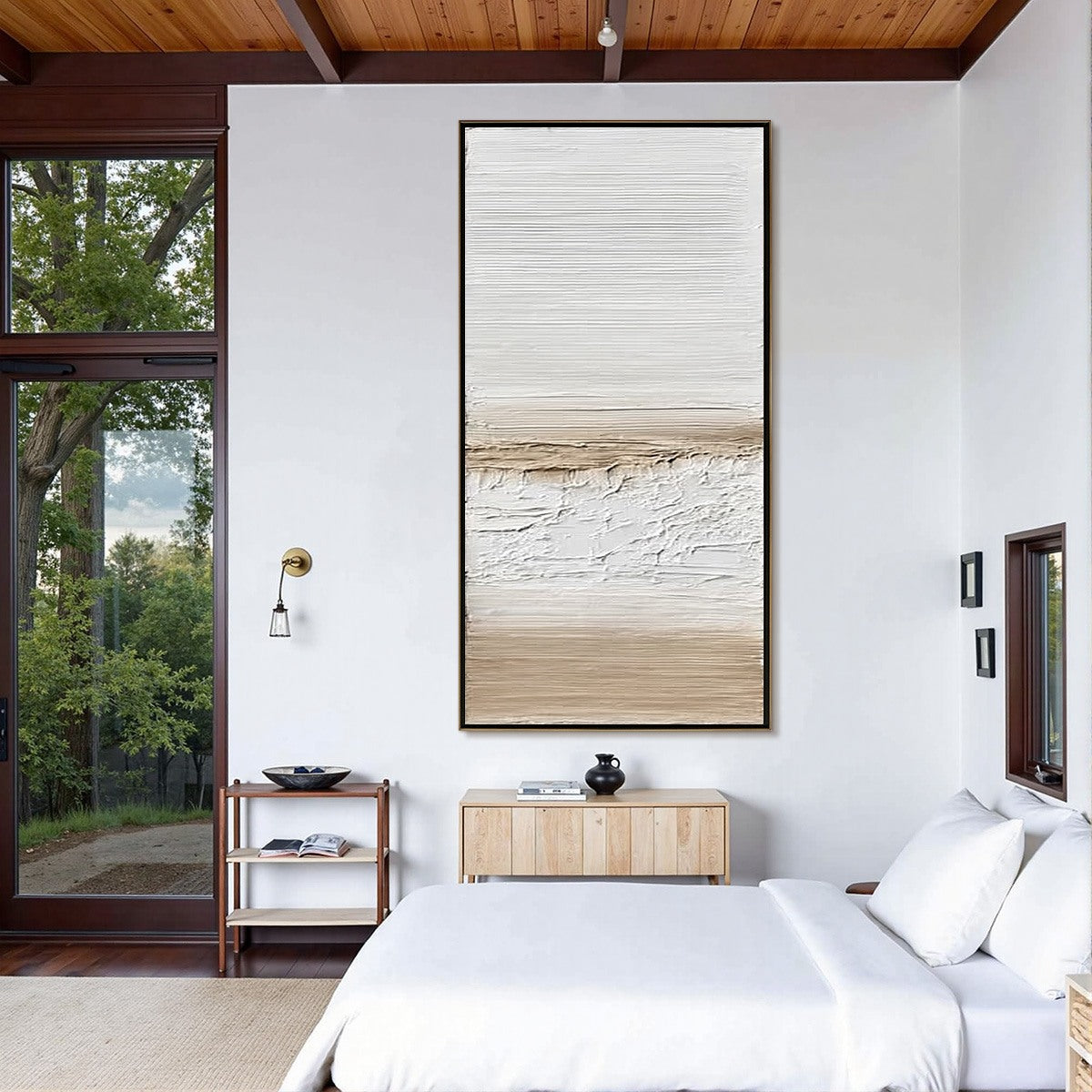 COASTAL CALM: Textured Minimalist Wabi Sabi Landscape