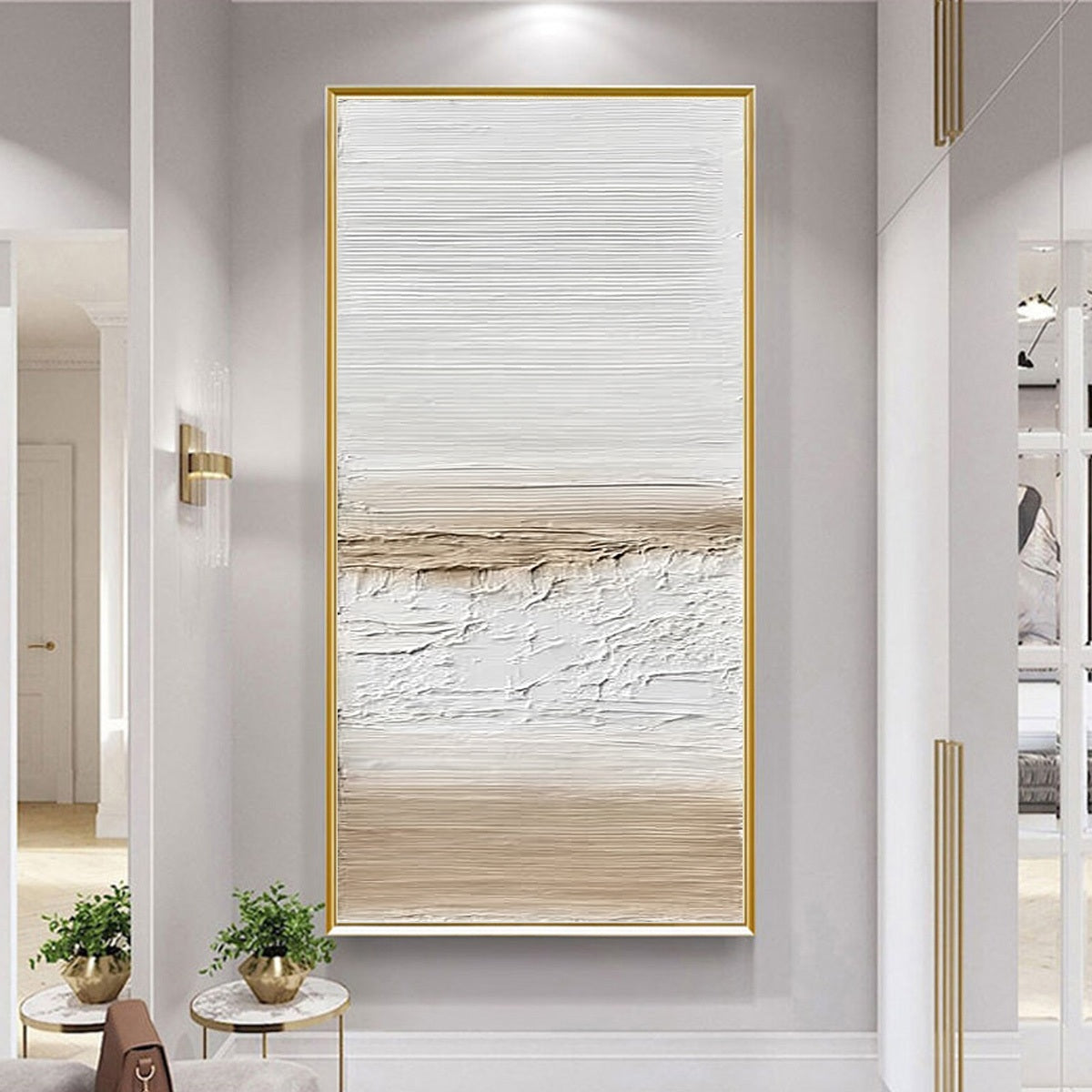 COASTAL CALM: Textured Minimalist Wabi Sabi Landscape