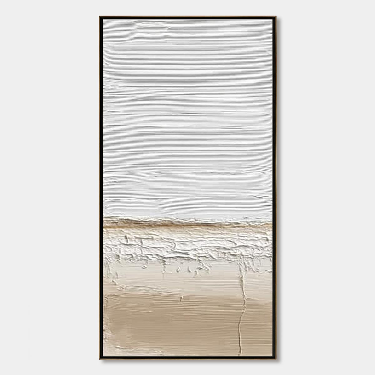 COASTAL CALM: Textured Minimalist Wabi Sabi Landscape