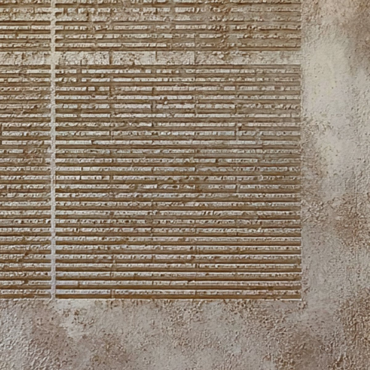 CODEX: Large Square Textured Minimalist Abstract Painting