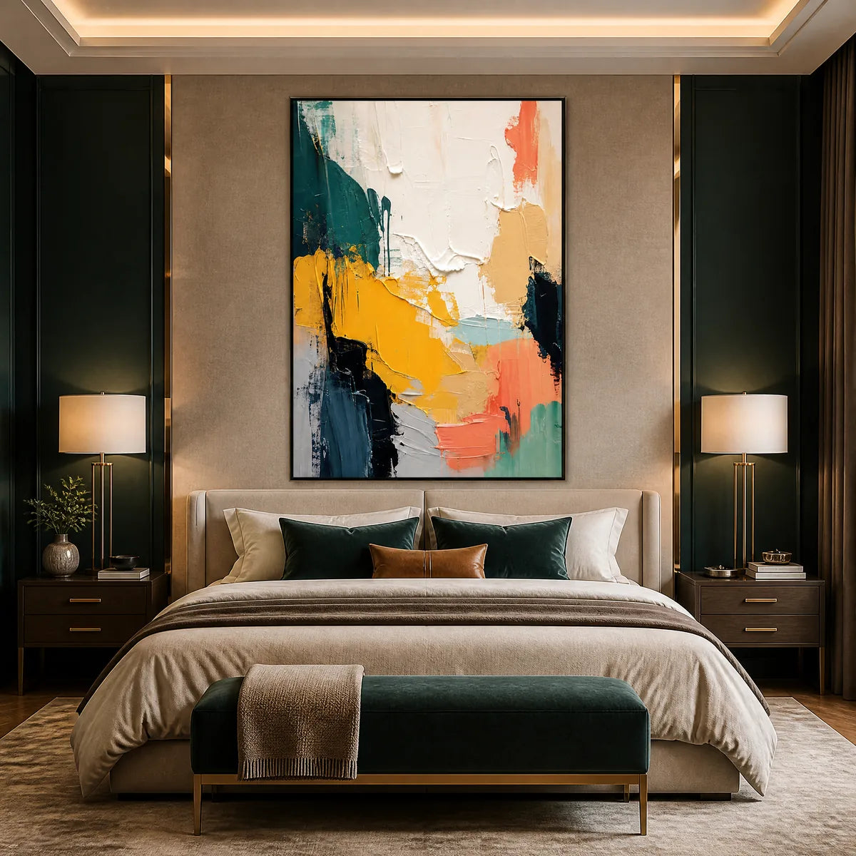 COLOR PULSE: Colorful Abstract Texture Painting
