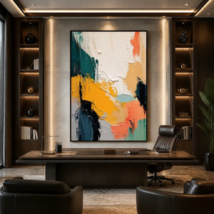 COLOR PULSE: Colorful Abstract Texture Painting