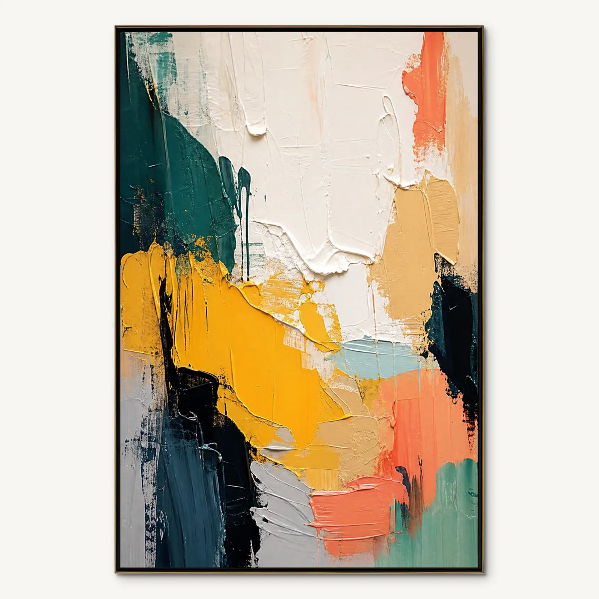 COLOR PULSE: Colorful Abstract Texture Painting