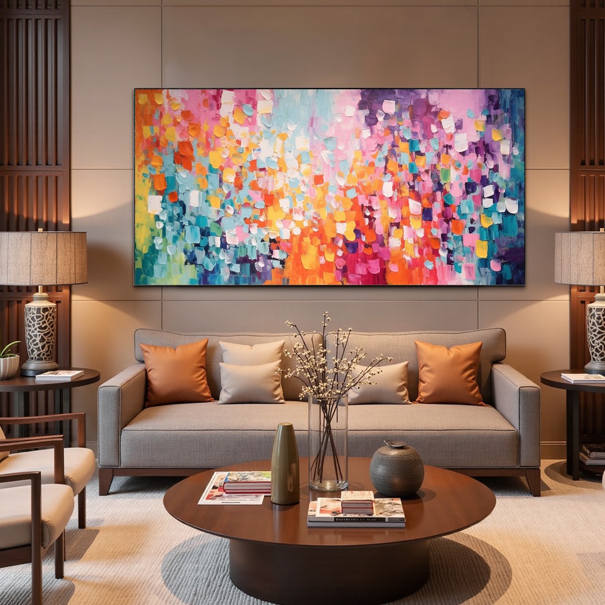 Textured Abstract Oil Painting | Modern Wall Art – MontCarta