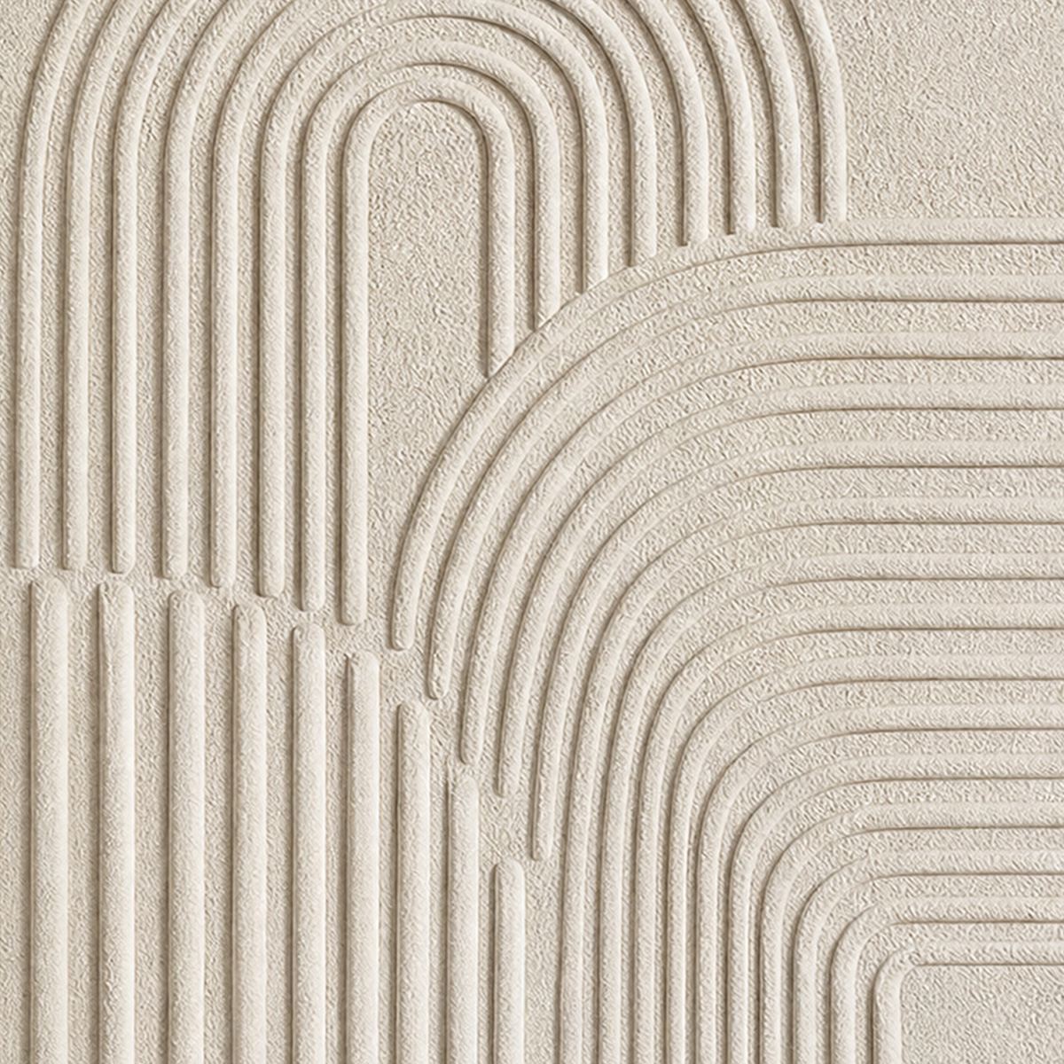 CONTINUUM: Beige Textured Minimalist Wabi-Sabi Abstract Diptych