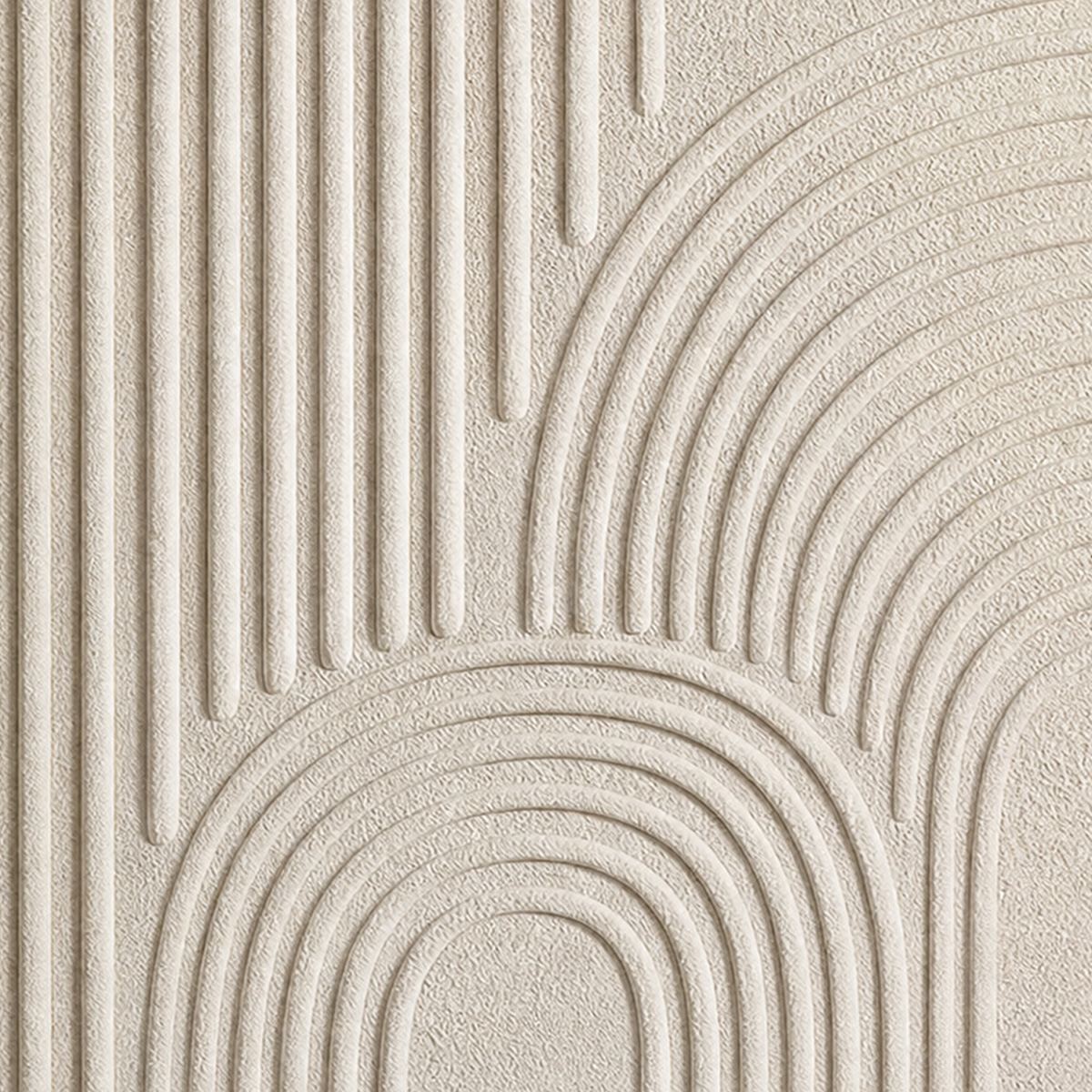 CONTINUUM: Beige Textured Minimalist Wabi-Sabi Abstract Diptych