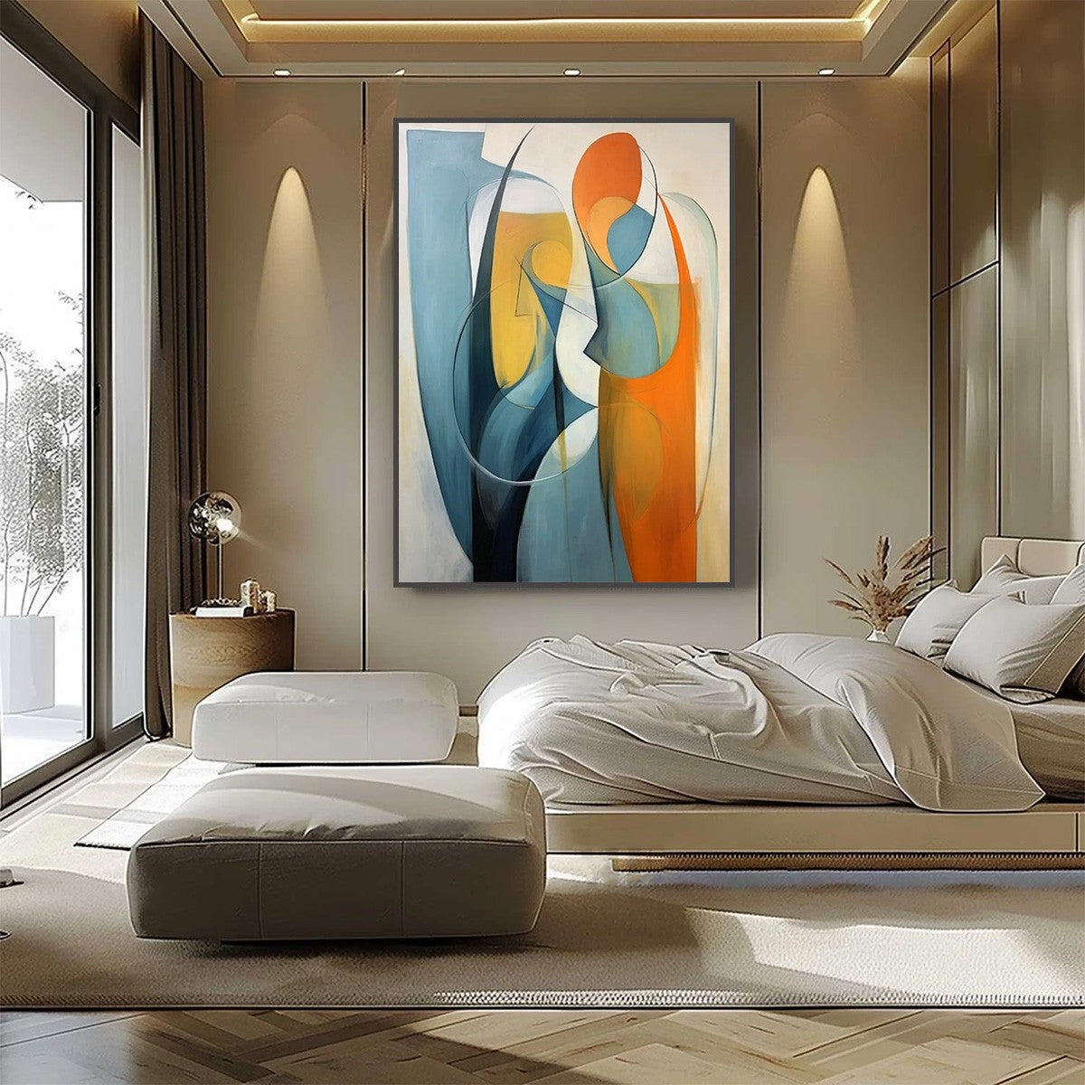 CONVERGENCE: Colorful Modern Abstract Figurative Art