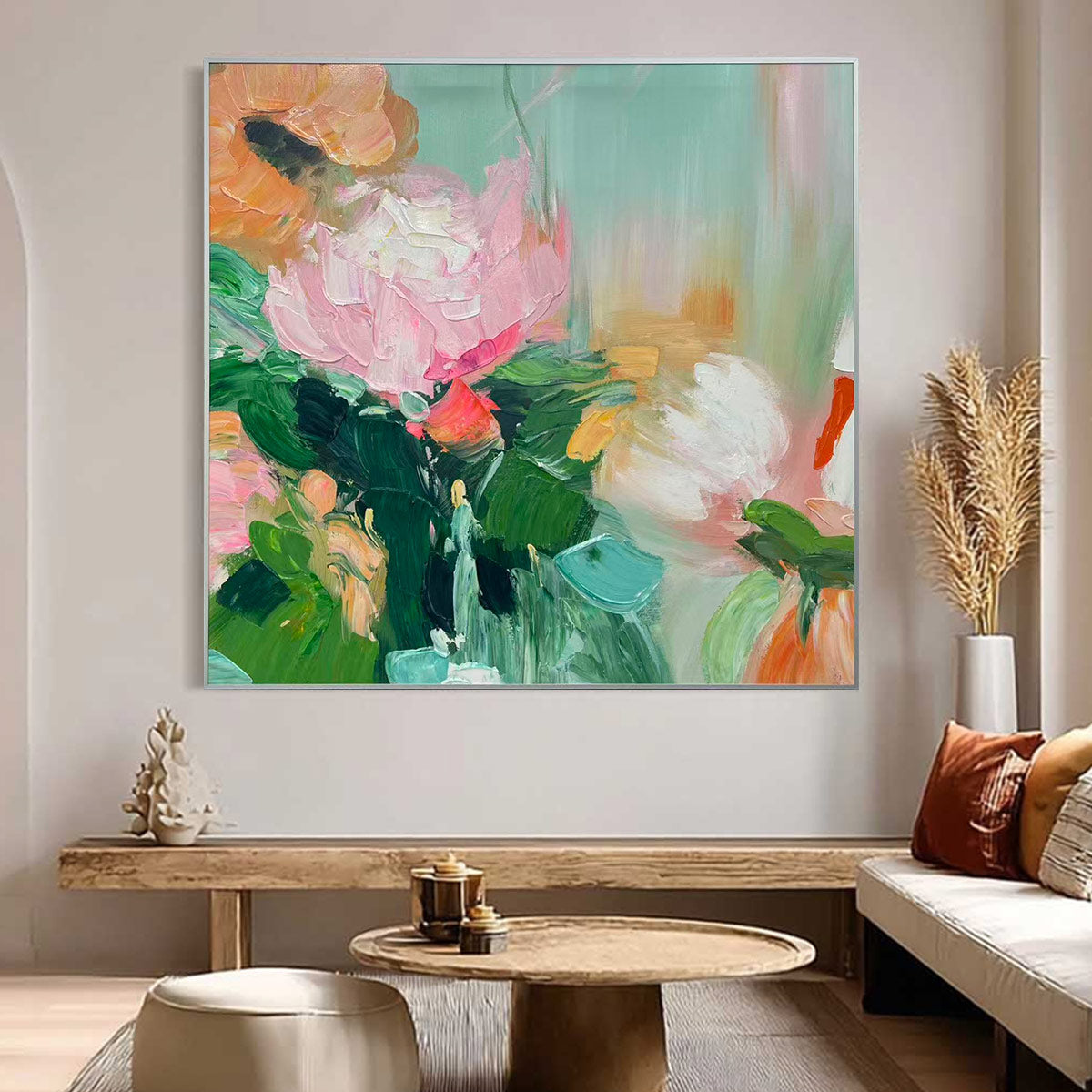 Ready to Ship | BLOOMING ROMANCE: Impressionistic Floral Oil Painting