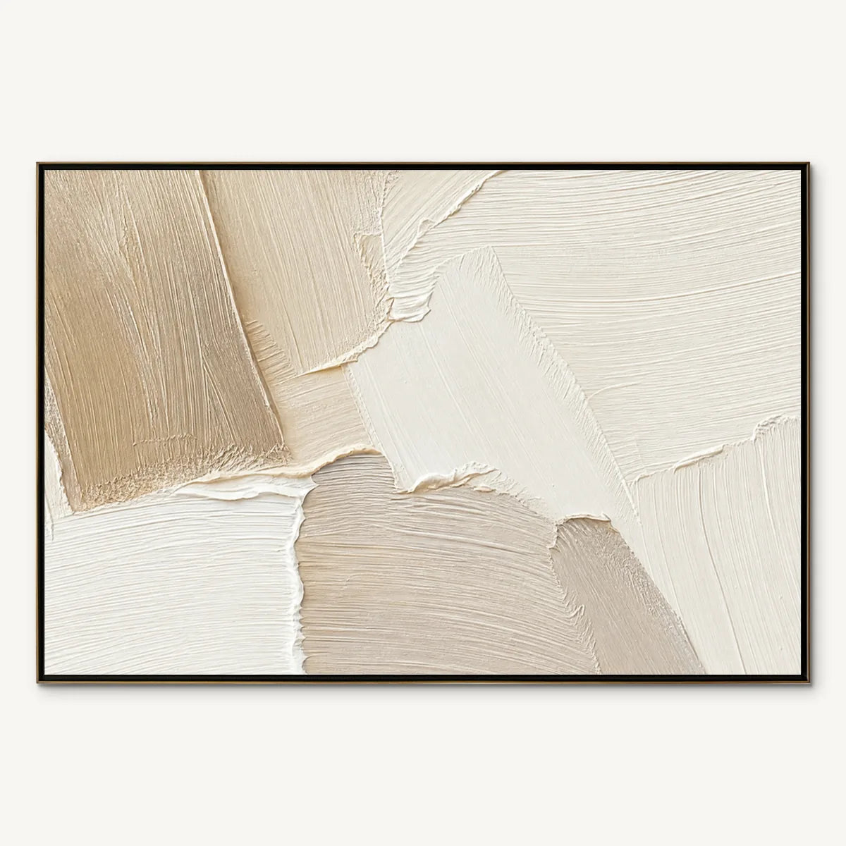 CREAM TERRAIN: Cream Beige Texture Abstract