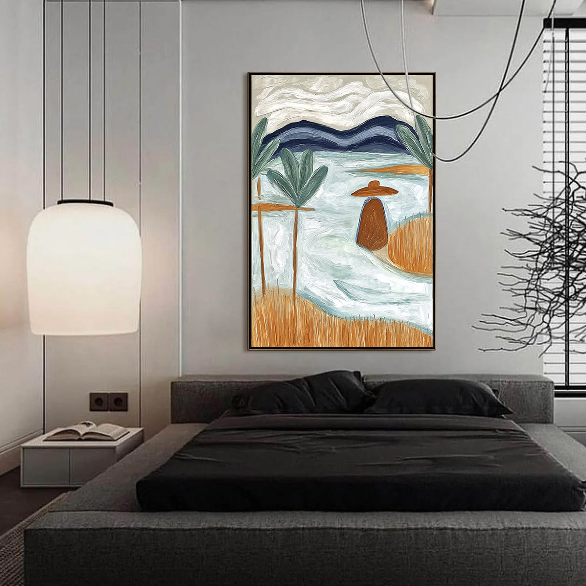 Coastal Reverie Textured Seascape Abstract Painting on Canvas