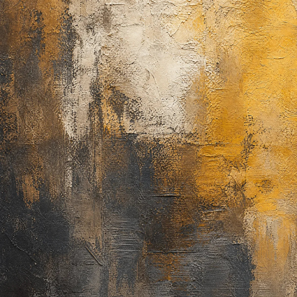 DARK EMBER RISE: Dark Gold Vertical Abstract