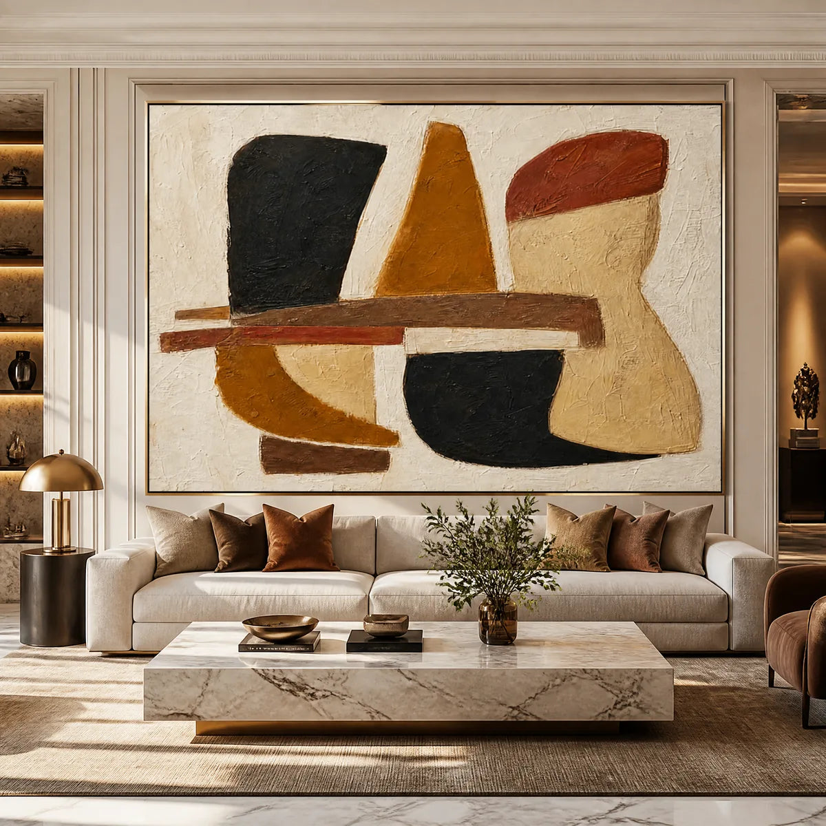 DESERT MODERN: Earth Tone Modern Abstract