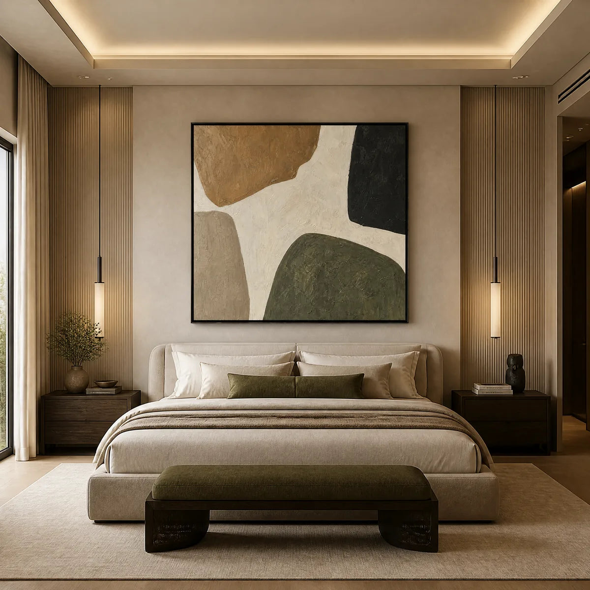 EARTHBOUND FORMS: Organic Neutral Shape Abstract