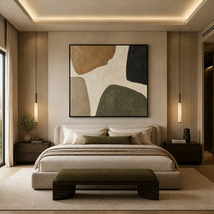 EARTHBOUND FORMS: Organic Neutral Shape Abstract