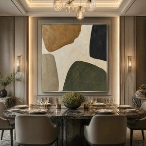 EARTHBOUND FORMS: Organic Neutral Shape Abstract