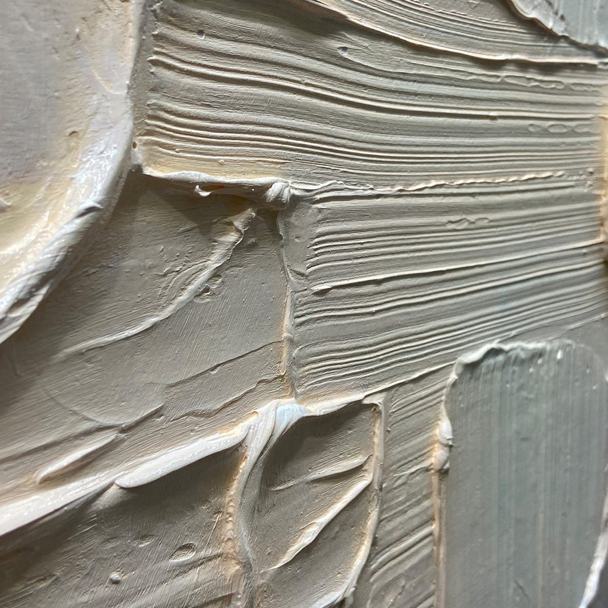 EARTHBOUND HARMONY: Textured Palette Knife Abstract Painting