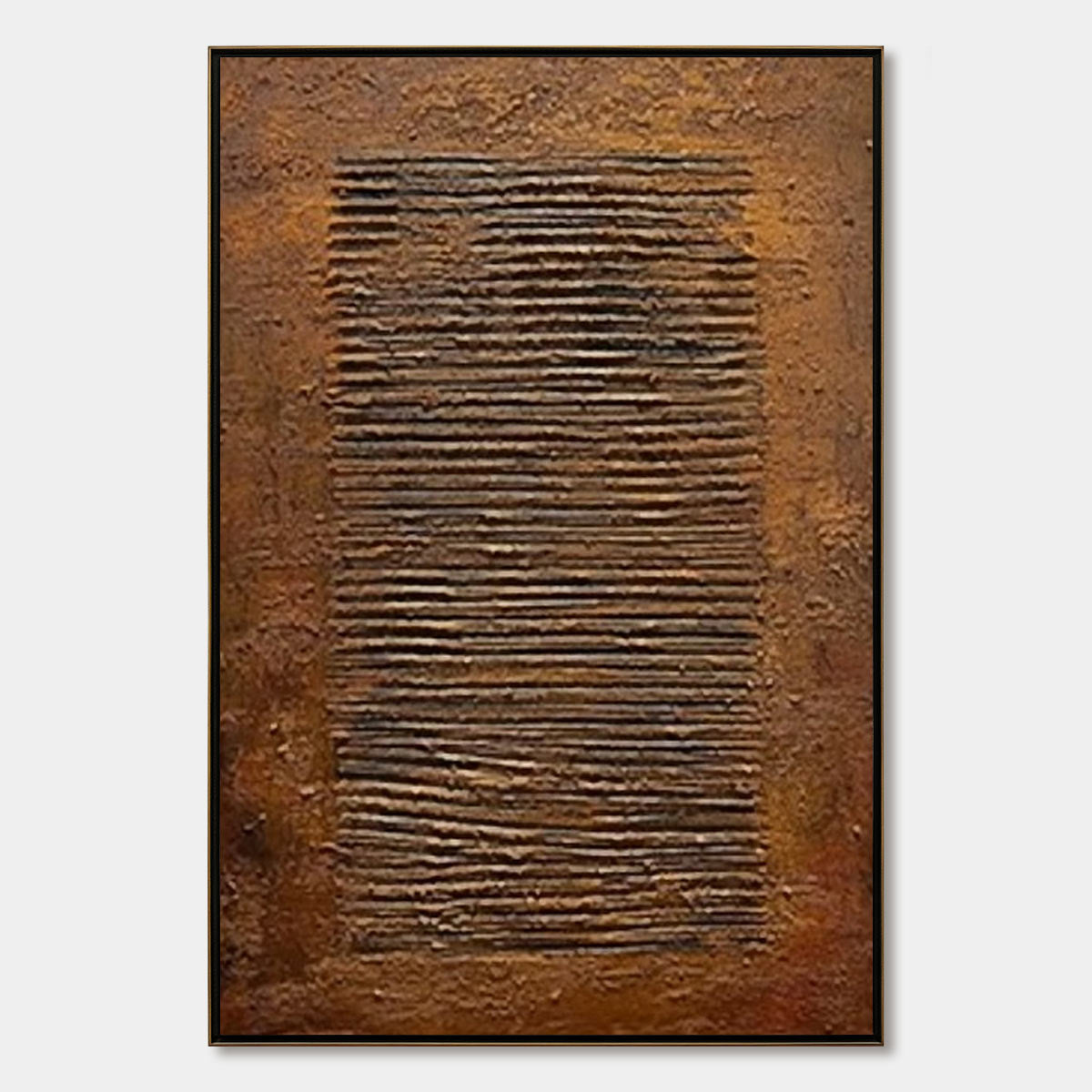 Earthen Codex | Large Textured Wabi Sabi Abstract Art – MontCarta