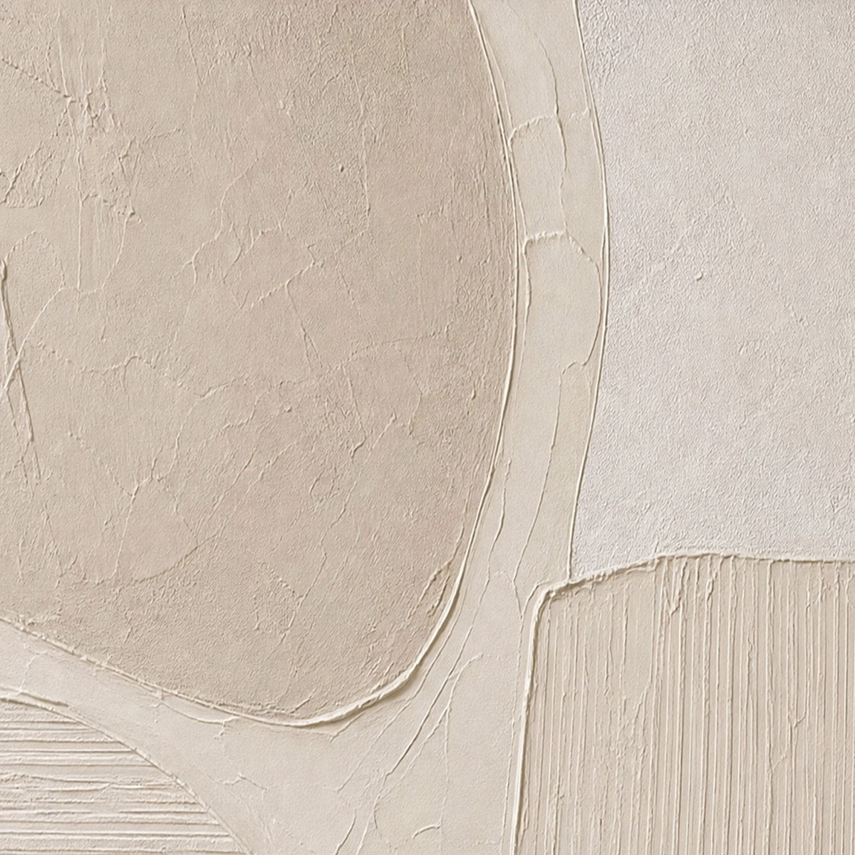 EARTHEN FORMS: Large Textured Wabi-Sabi Abstract Painting