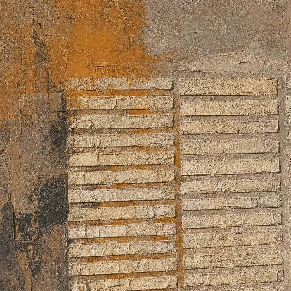 EARTHEN GRID: Rustic Grid Texture Abstract