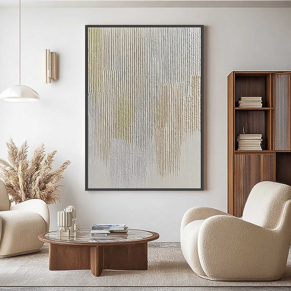 EARTHEN RHYTHM: Textured Wabi Sabi Abstract Wall Art