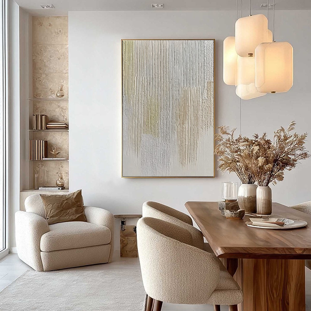 EARTHEN RHYTHM: Textured Wabi Sabi Abstract Wall Art