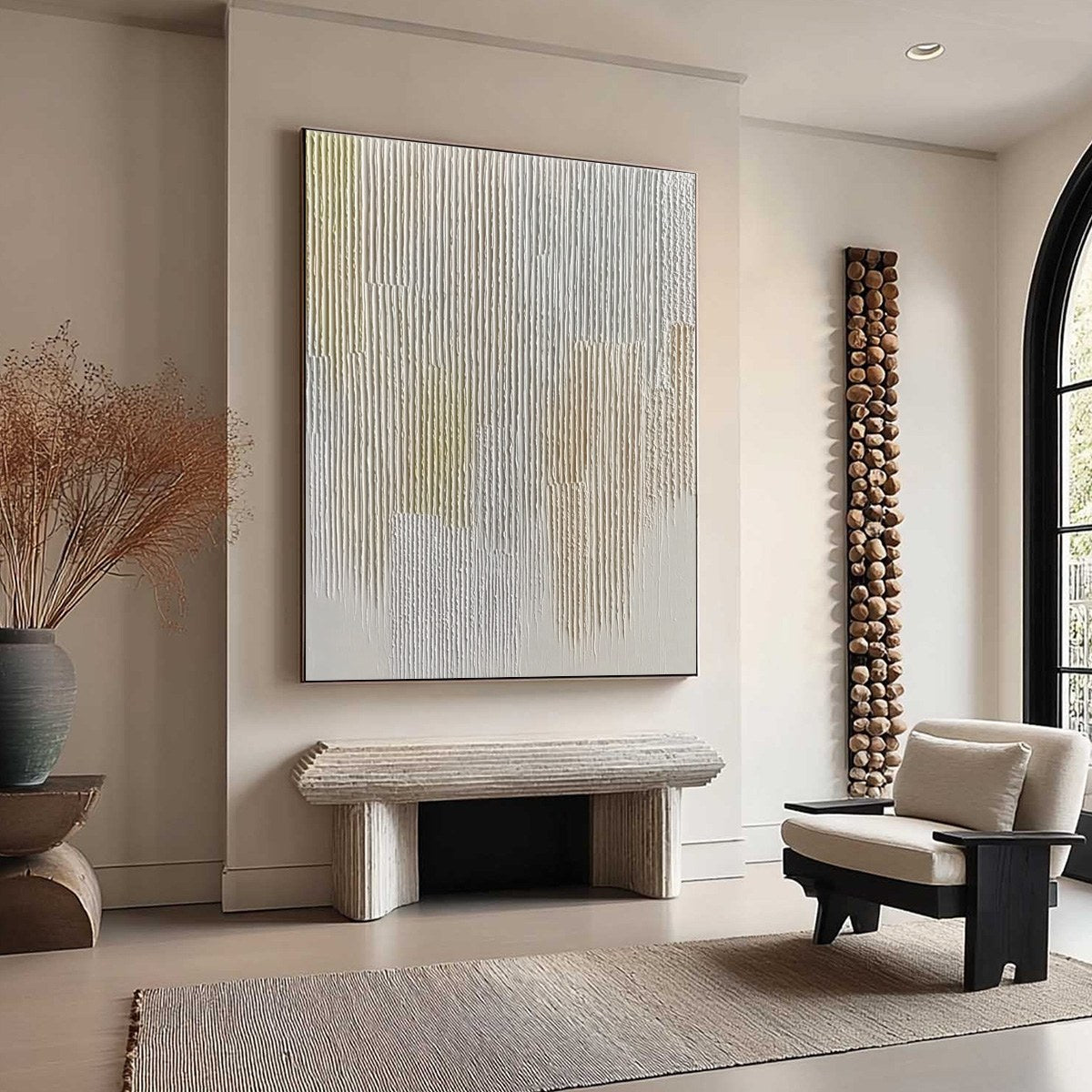 EARTHEN RHYTHM: Textured Wabi Sabi Abstract Wall Art