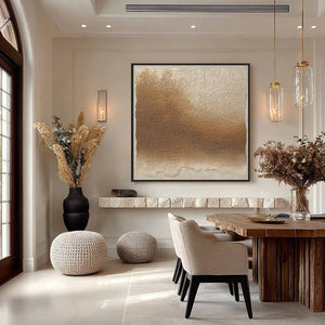 EARTHEN VEIL: Large Textured Wabi Sabi Abstract Painting
