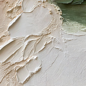 EARTH'S EMBRACE: Textured Wabi Sabi Abstract Painting in Earth Tones