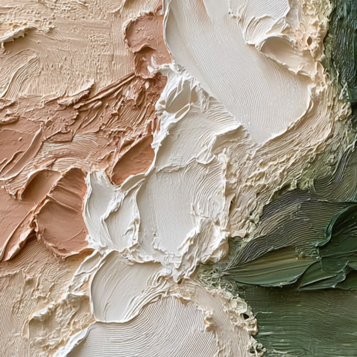 EARTH'S EMBRACE: Textured Wabi Sabi Abstract Painting in Earth Tones