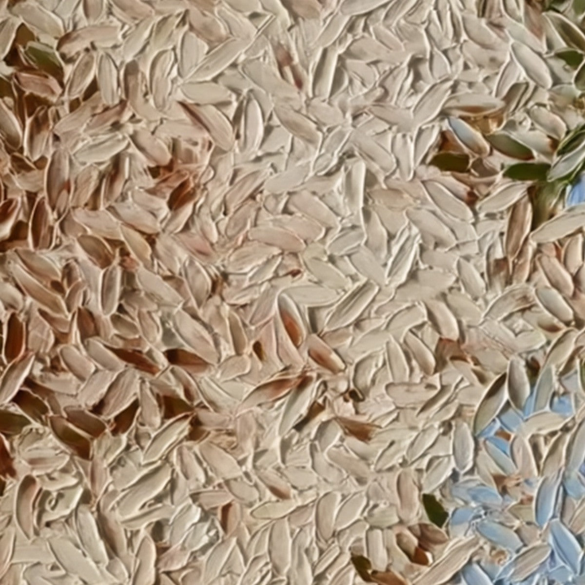 EARTH'S MOSAIC: Textured Wabi Sabi Abstract Landscape Oil Painting