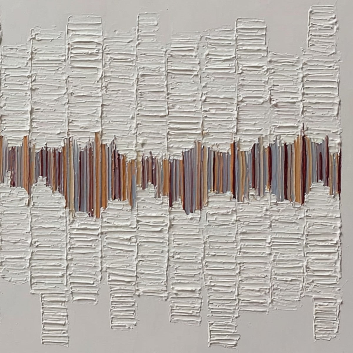 ECHOES IN SILENCE: Large Textured Minimalist Abstract Wall Art