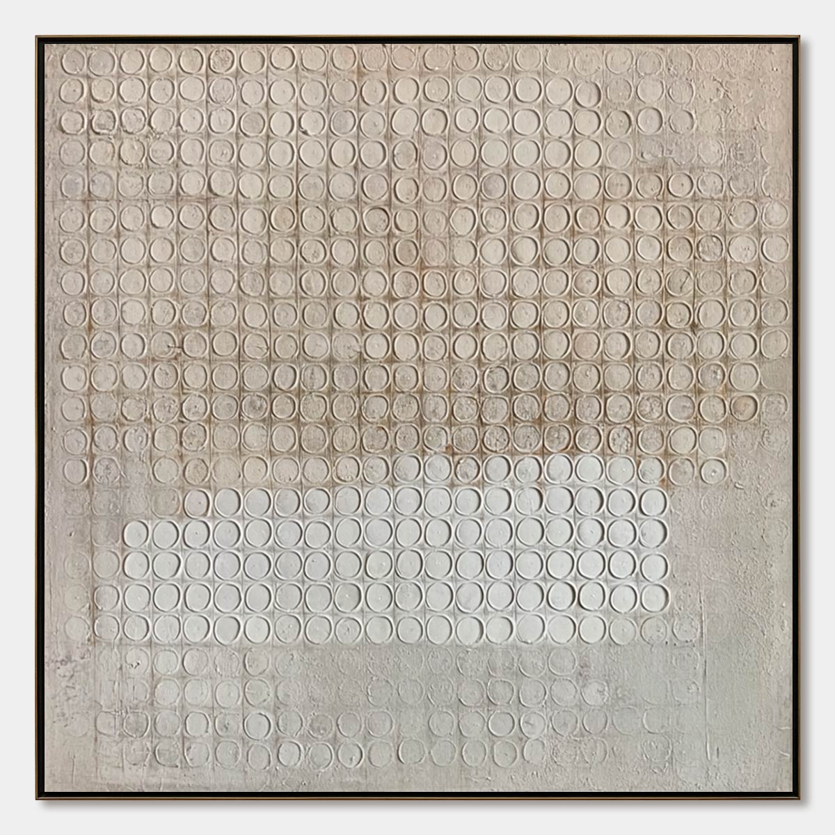 ECHOES IN SILENCE: Large Wabi Sabi Textured Minimalist Abstract Painting
