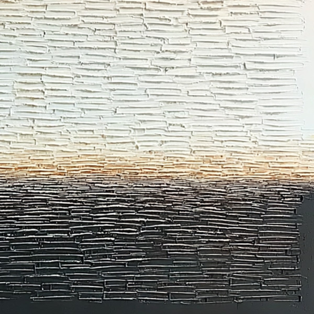 ECHOES OF STILLNESS: Large Square Textured Minimalist Abstract Painting