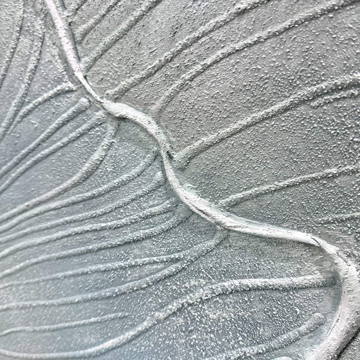 Textured teal abstract painting, 'Emerald Waves' by Liam O'Connell. Modern seascape art, premium canvas, for serene ambiance.