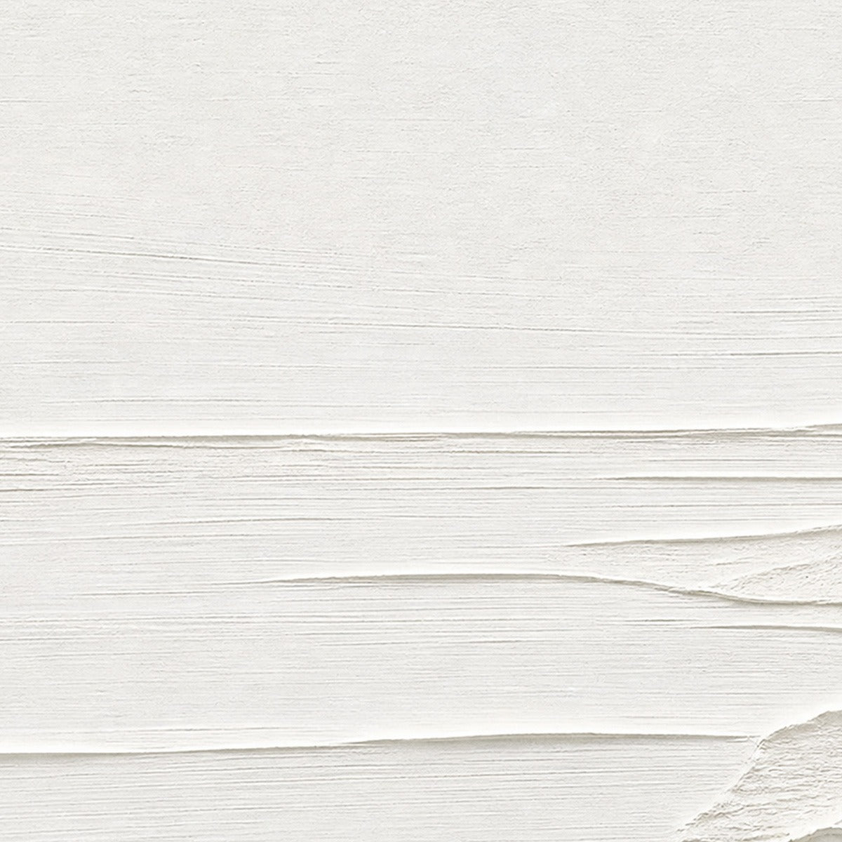 ETERNAL SHORE: Minimalist White Textured Seascape Painting