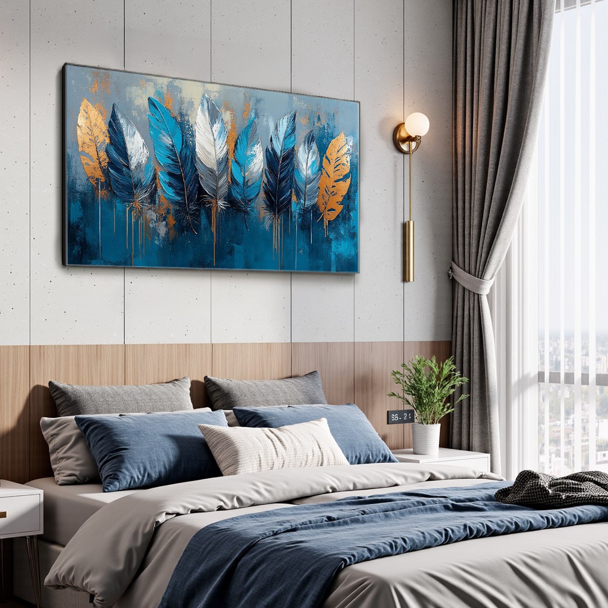 ETHEREAL FEATHERS: Textured Still Life Oil Painting