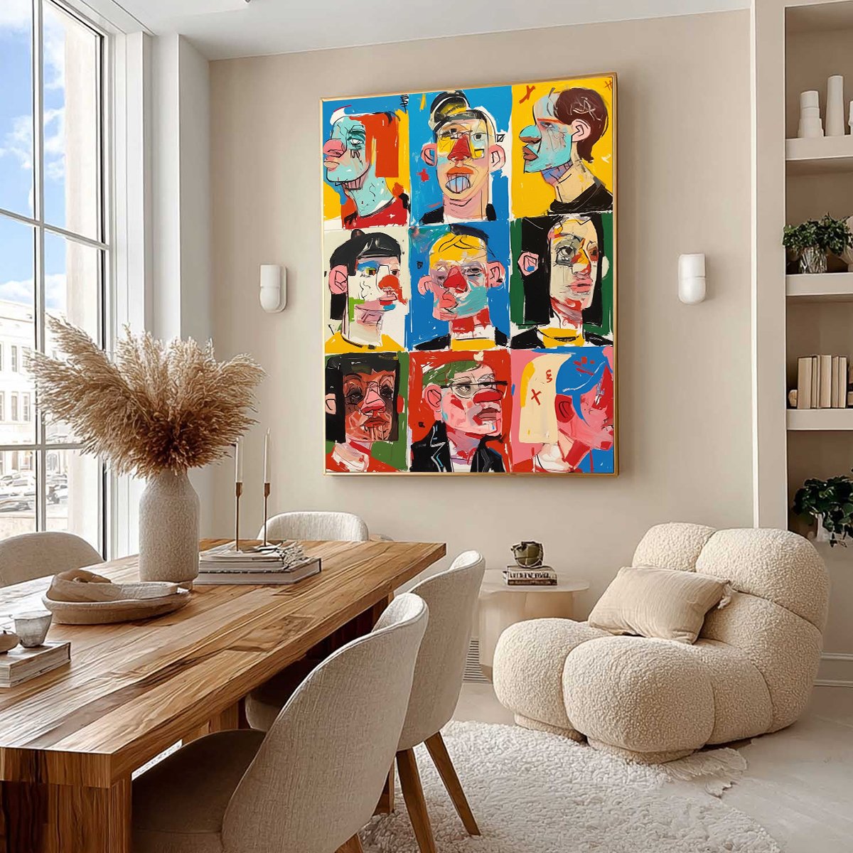 FACETS OF IDENTITY: Colorful, Expressive Portrait Series