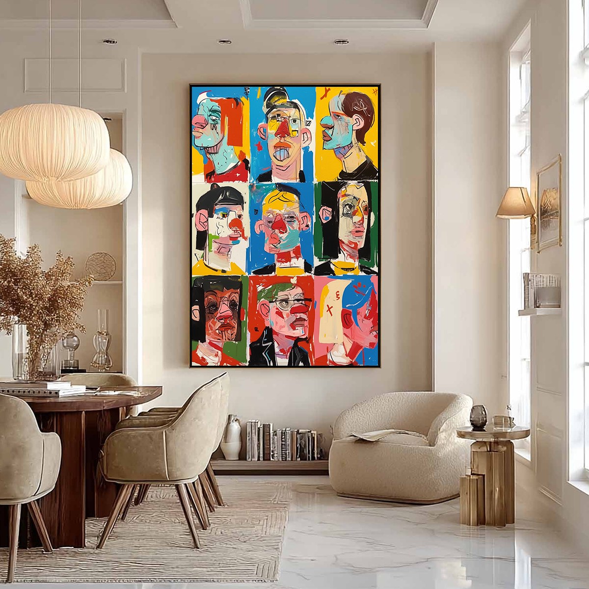 FACETS OF IDENTITY: Colorful, Expressive Portrait Series