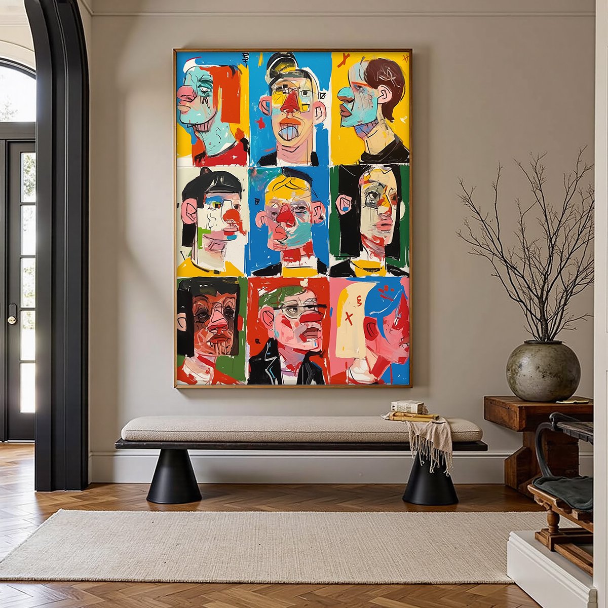 FACETS OF IDENTITY: Colorful, Expressive Portrait Series