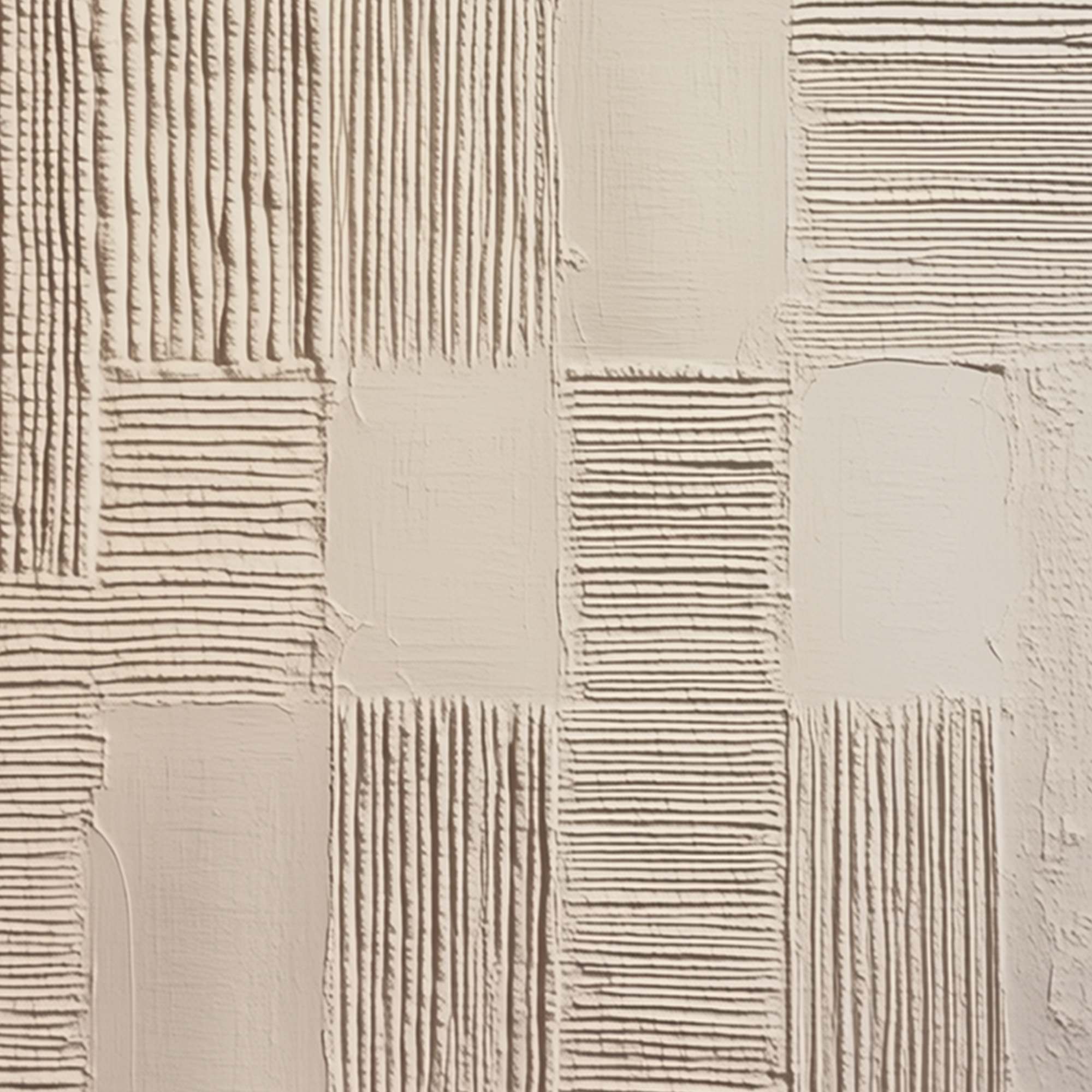 FOUNDATIONS: Textured Minimalist Abstract Painting in Beige