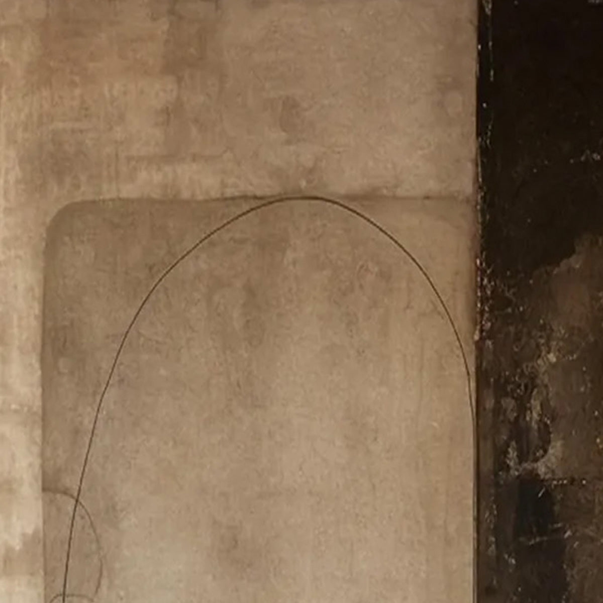 FRAGMENTED MEMORY: Wabi Sabi Style Textured Abstract Painting