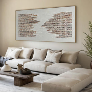 FRAGMENTS: Textured Minimalist Painting of Deconstructed Architecture