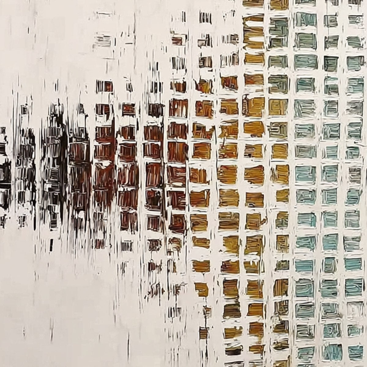 FREQUENCY: Large Textured Wabi Sabi Abstract Painting