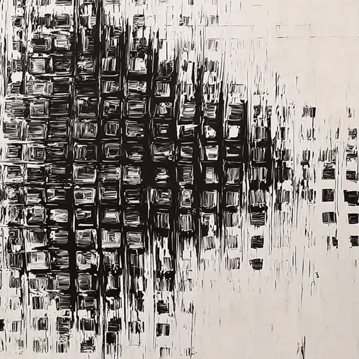 FREQUENCY: Large Textured Wabi Sabi Abstract Painting
