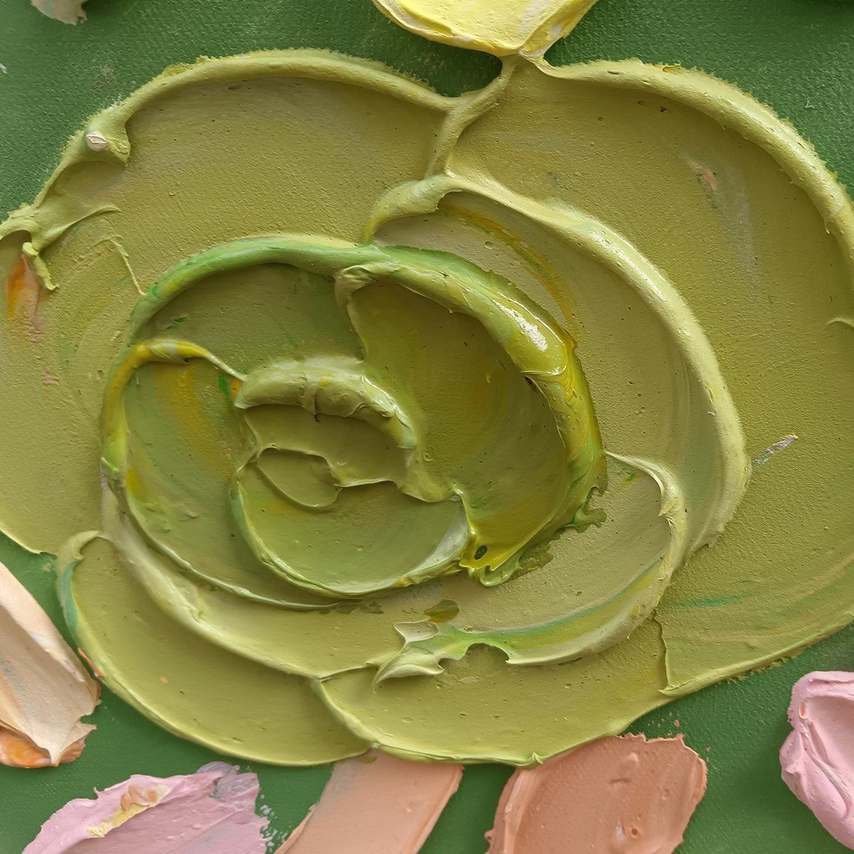 Ready to Ship ｜GARDEN RHAPSODY: Textured Floral Oil Painting