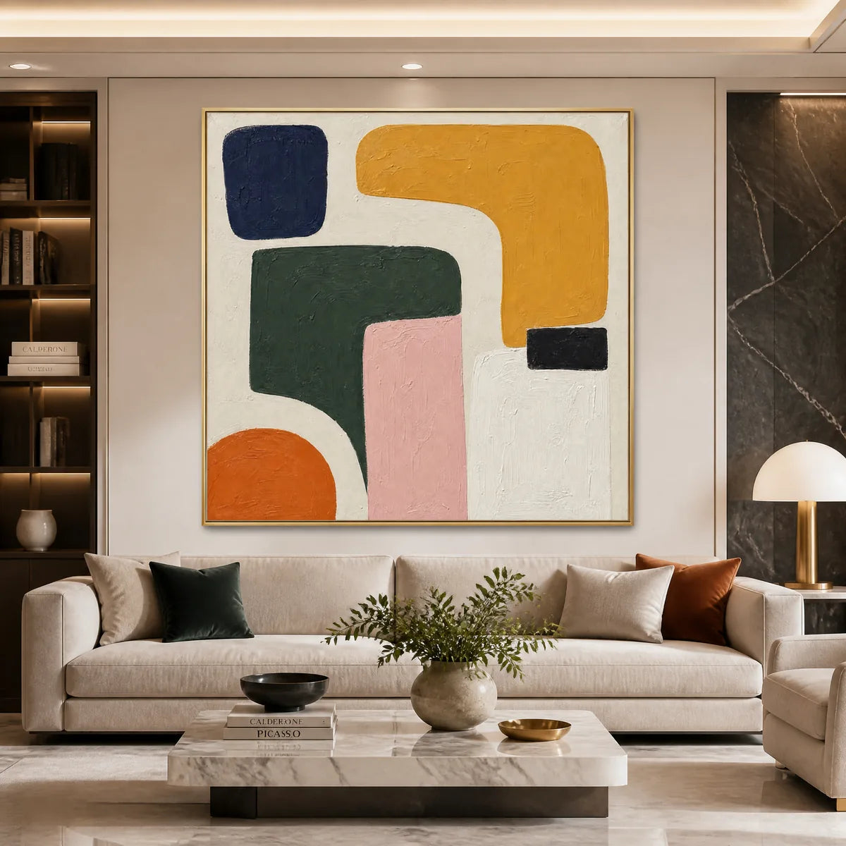 GARDEN SHAPES: Modern Organic Shape Abstract