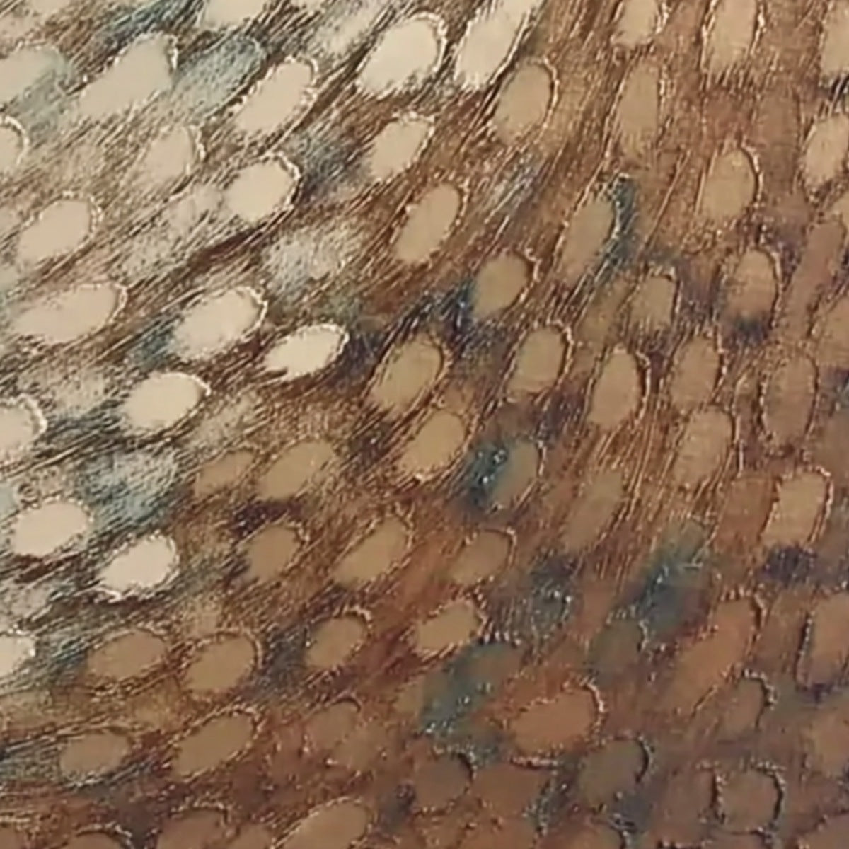 GOLDEN DRIFT: Textured Wabi Sabi Abstract Oil Painting